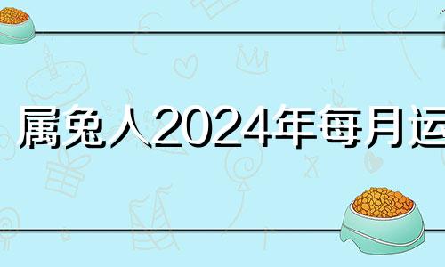 属兔人2024年每月运势 属兔2024年运势及运程_2023年属兔人的全年运势