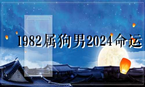 1982属狗男2024命运 1982年属狗男2023年运势及婚姻历程