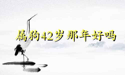 属狗42岁那年好吗 属狗42岁运势