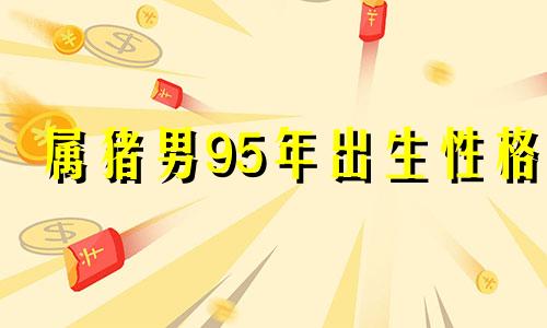 属猪男95年出生性格