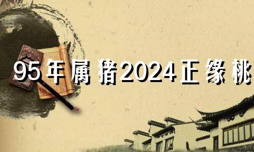 95年属猪2024正缘桃花