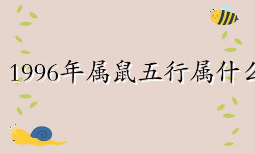 1996年属鼠五行属什么 2008年属鼠五行属什么