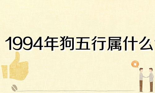 1994年狗五行属什么命 1994年狗五行属什么命缺什么