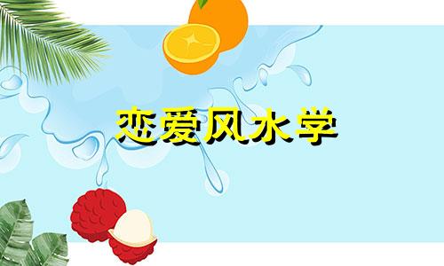 恋爱风水学 恋爱风水秘笈pdf