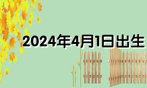 2024年4月1日出生 2024年4月4号