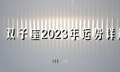 双子座2023年运势详解 2024年1月双子座女运势