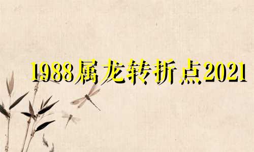 1988属龙转折点2021 1988年属龙人发展方位