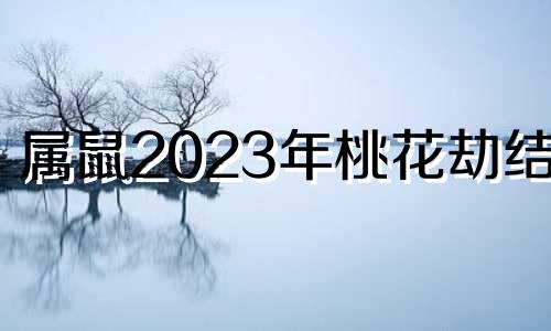 属鼠2023年桃花劫结婚 2024年属鼠运势如何