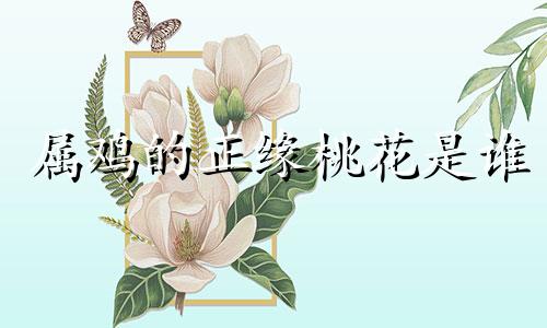 属鸡的正缘桃花是谁 属鸡男最珍惜什么女生