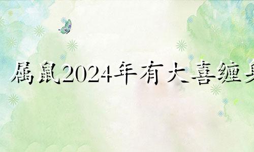 属鼠2024年有大喜缠身 属鼠2024年桃花劫遇真爱