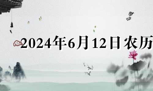 2024年6月12日农历 六月十四适合提车吗