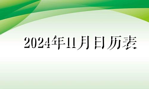 2024年11月日历表 2020年11月24领证