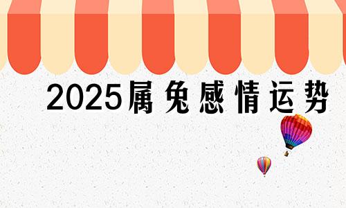 2025属兔感情运势 