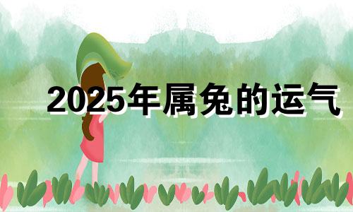 2025年属兔的运气 2025年生肖兔