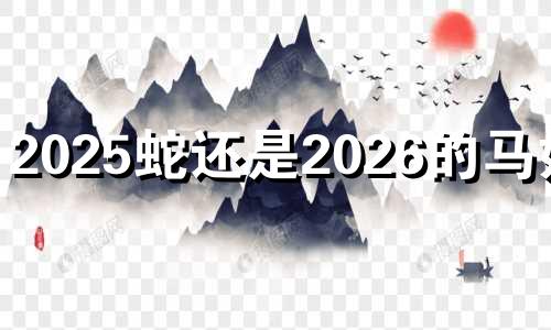 2025蛇还是2026的马好吗 十马九苦还是十马九富